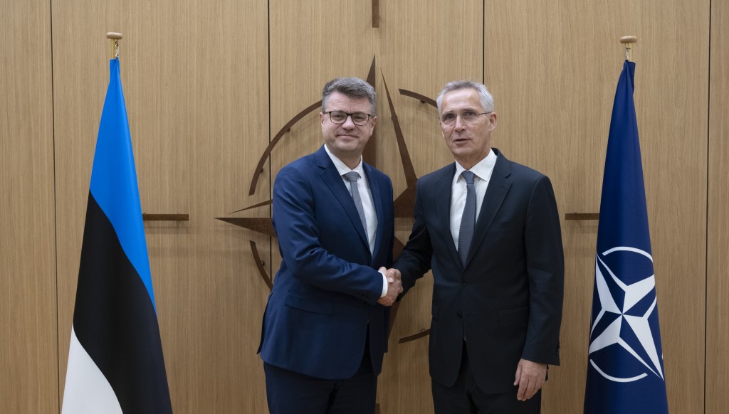 Välisminister Reinsalu ja NATO peasekretär Stoltenberg